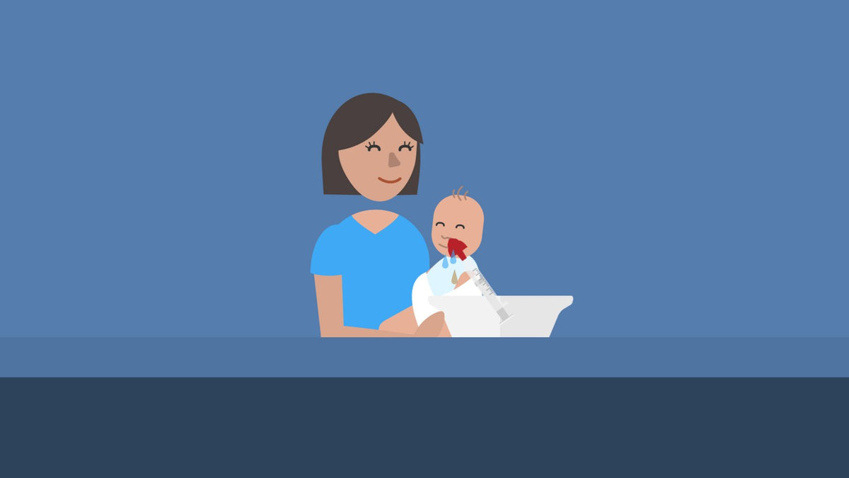 I lavaggi nasali al neonato