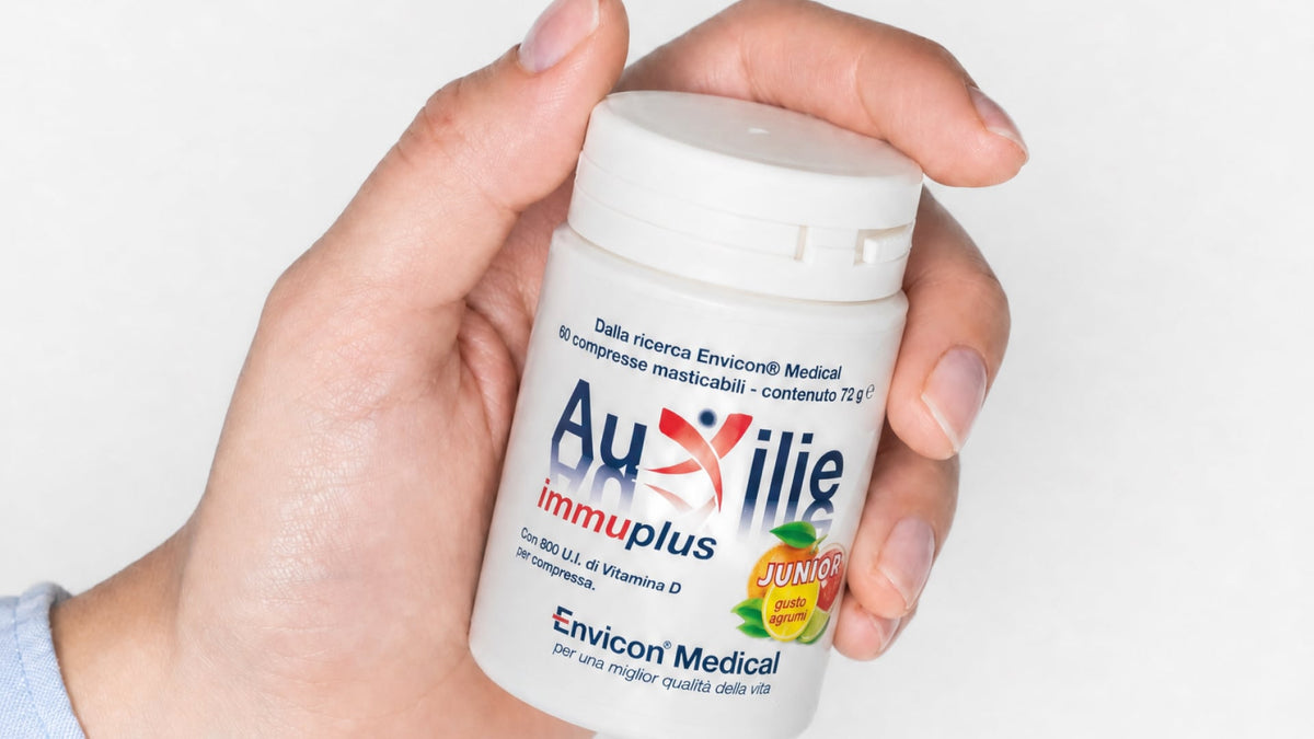 Integratore Auxilie® Immuplus Junior 60 Compresse Masticabili Agrumi - secondary preview 1