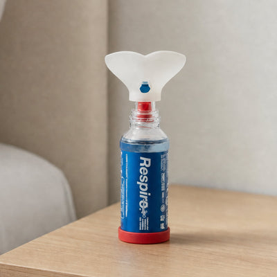 Distanziatore per Aerosol Respiro® con Mascherina per Bambini – 3-4 anni, in uso