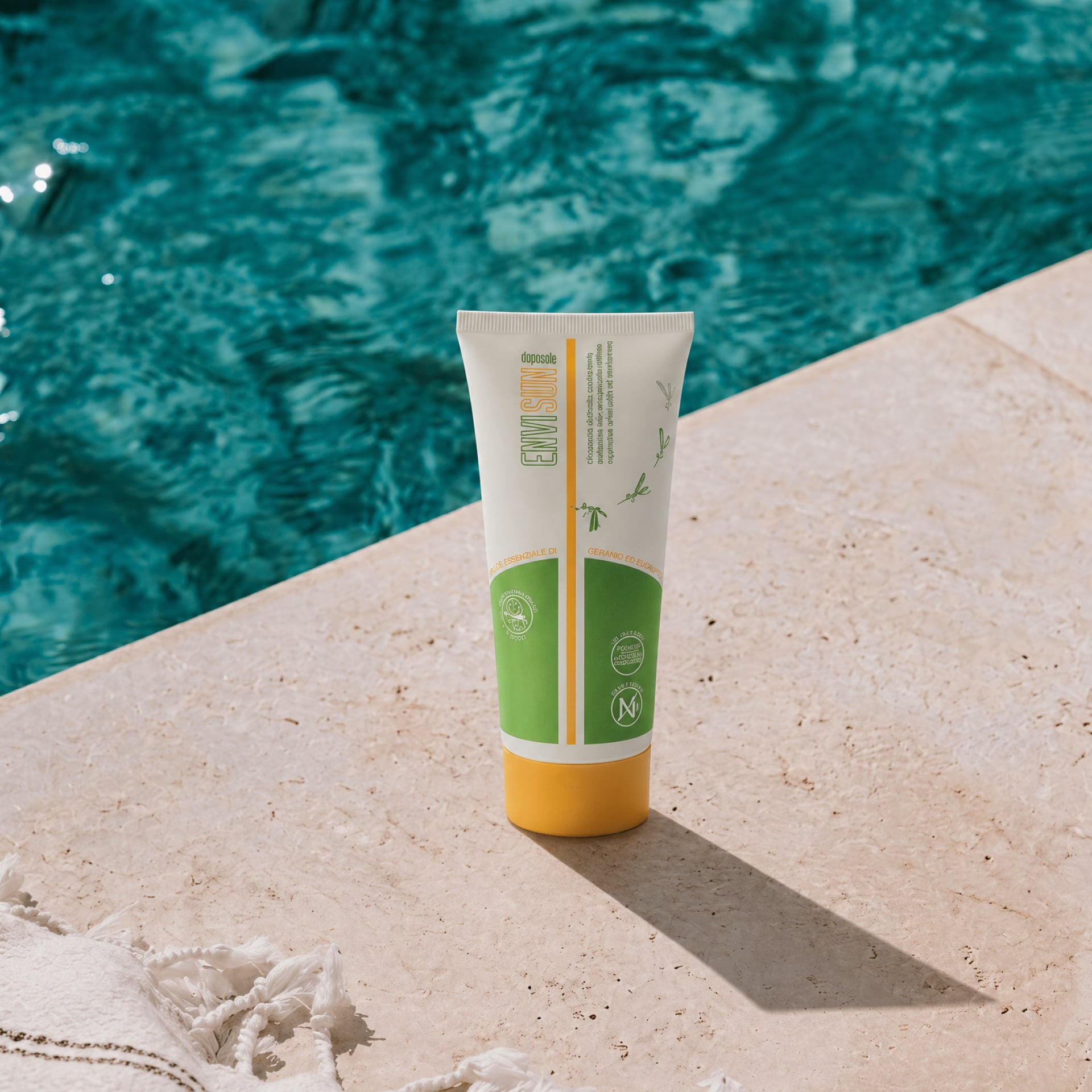 Doposole per Pelle Atopica con Repellente Envisun® 200 ml – flacone in uso