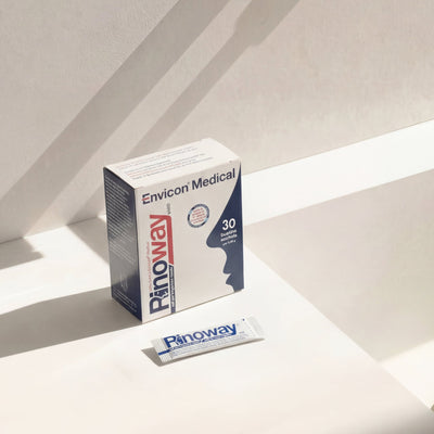 Sali Isotonici per Doccia Nasale Rinoway® – flacone in uso