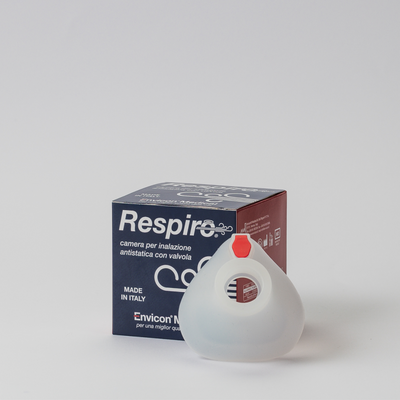 Mascherina rossa per distanziatore aerosol Respiro®