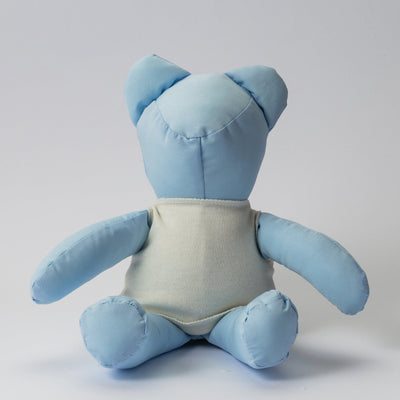 Peluche in Tessuto Antiacaro Envibear® - Azzurro