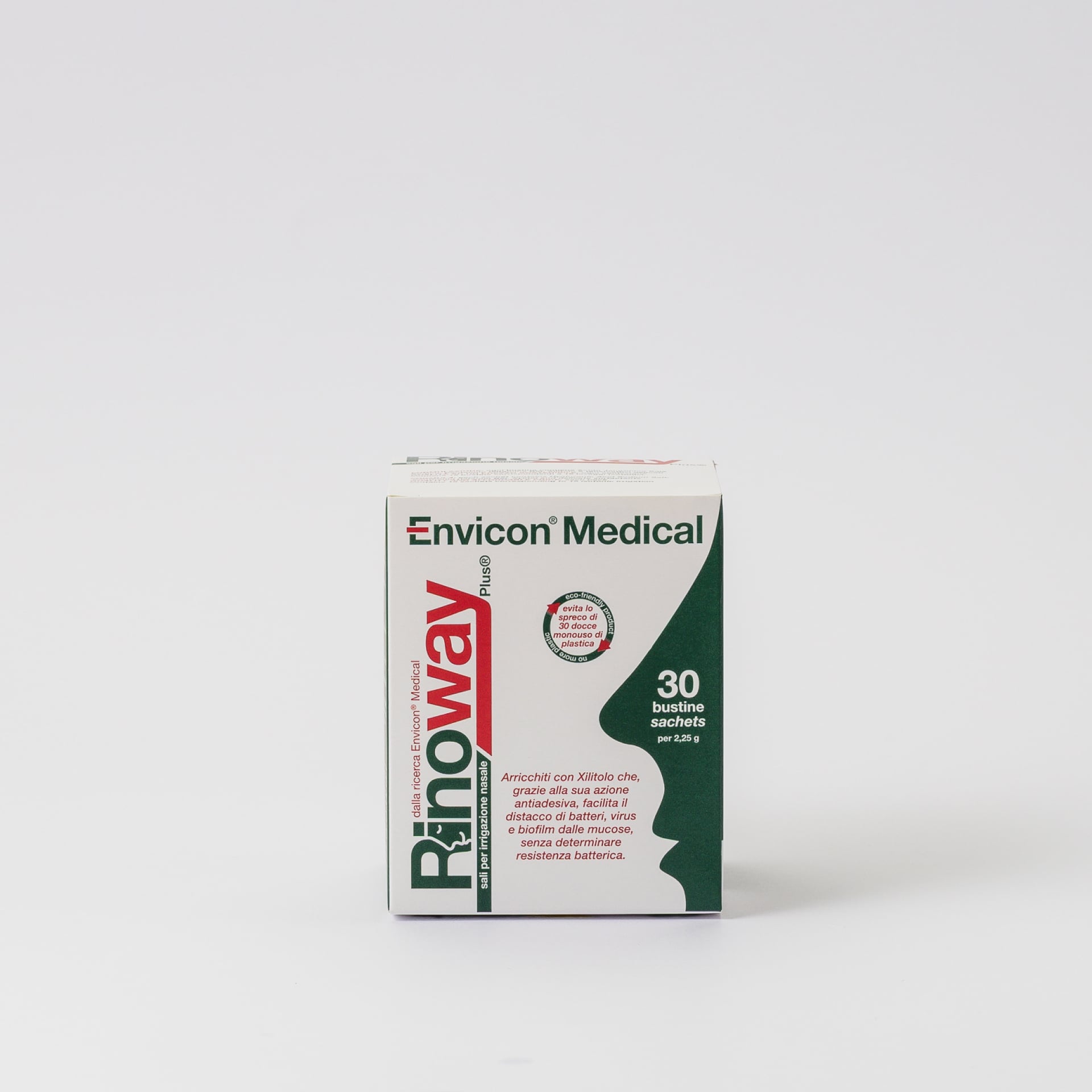 Sali Isotonici con Xilitolo per Doccia Nasale Rinoway® – frontale