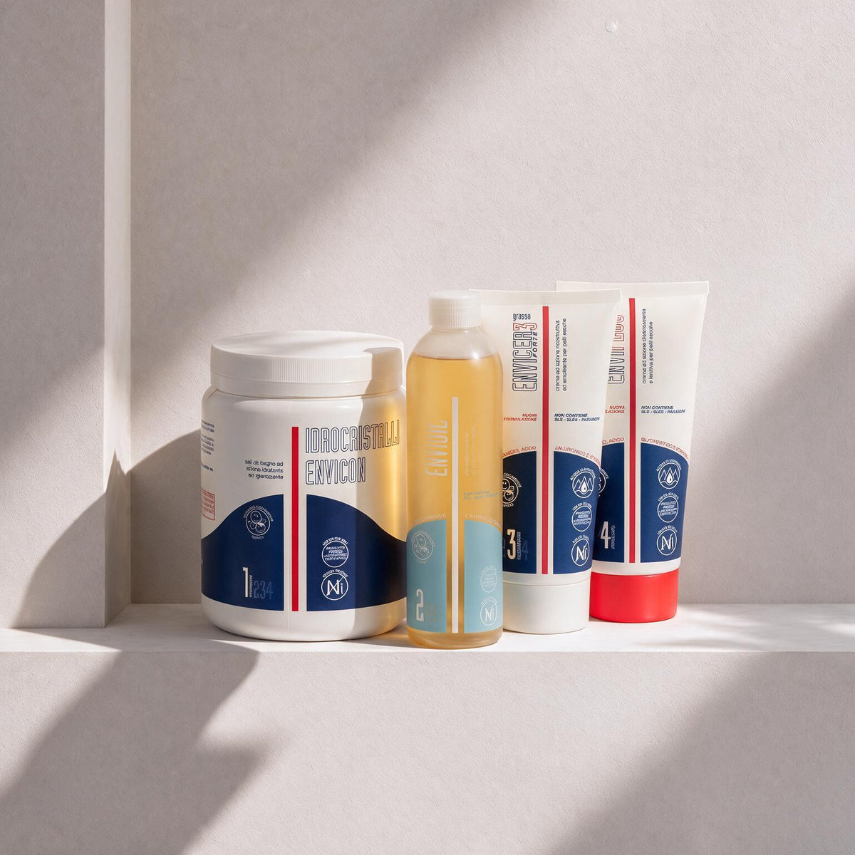 Sali da Bagno, Olio Detergente e Creme Grasse per Pelle Atopica
