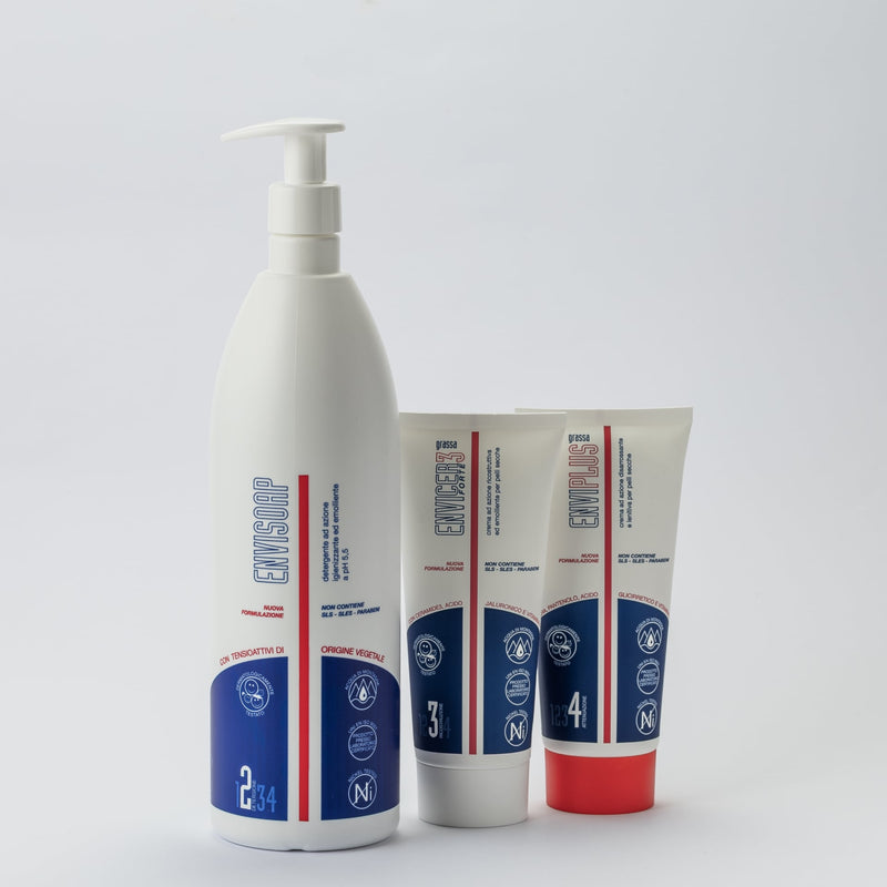 Nuovo set: Detergente e Creme Grasse per Pelle Atopica – frontale