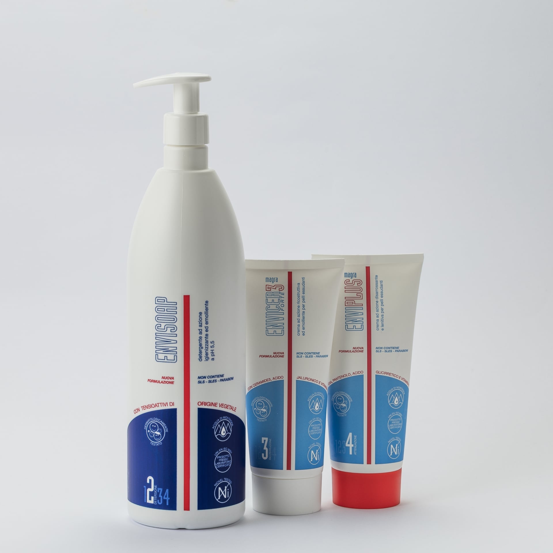 Nuovo set: Detergente e Creme Magre per Pelle Atopica – frontale