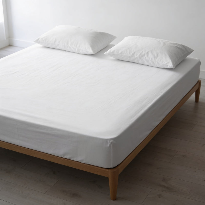 Copricuscino e Coprimaterasso Antiacaro Acarbuster® – letto allestito vista frontale