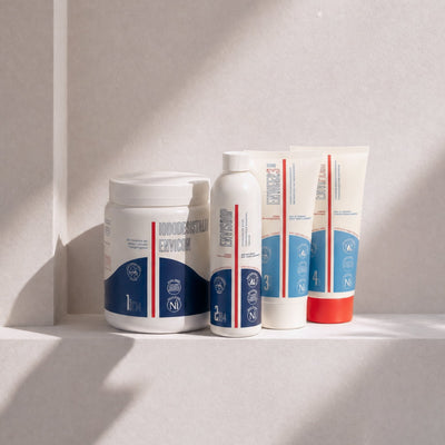 Sali da Bagno, Detergente e Creme Magre per Pelle Atopica – flacone in uso